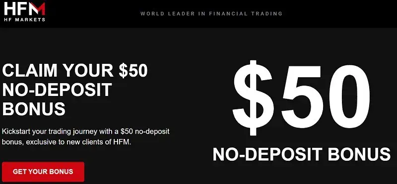 $50 HFM No Deposit Bonus For South Africans